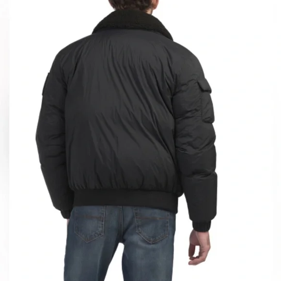 MOOSE KNUCKLESBruce Low Waist Bomber Jacket